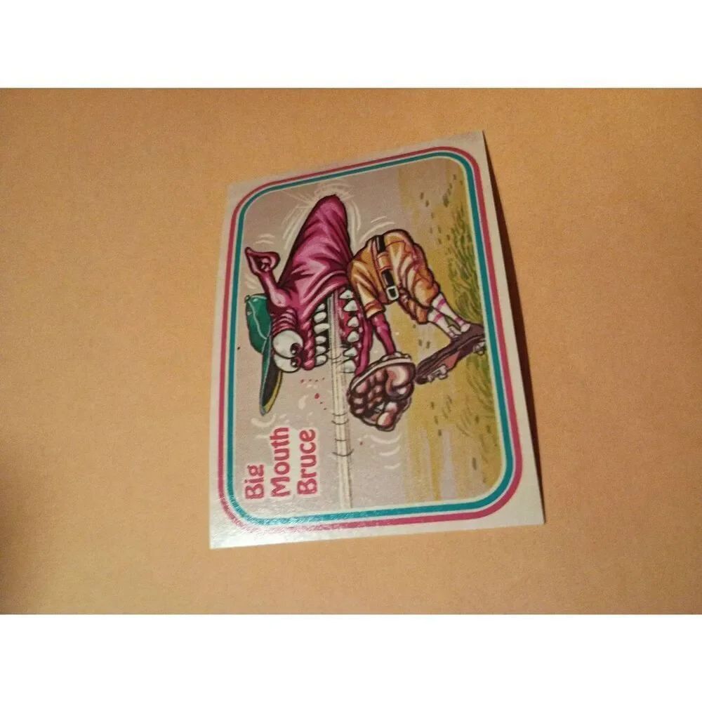 1988 Leaf Awesome All Stars Trading Card 59 Big Mouth Bruce Baseball Parody
